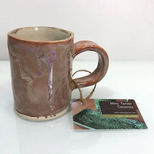 Handmade Art Pottery‎ Coffee Tea Mug NWT
